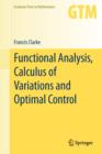 Functional Analysis, Calculus of Variations and Optimal Control - Book