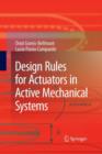 Design Rules for Actuators in Active Mechanical Systems - Book