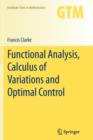 Functional Analysis, Calculus of Variations and Optimal Control - Book