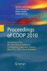 Proceedings of COOP 2010 : Proceedings of the 9th International Conference on Designing Cooperative Systems, May, 18-21, 2010, Aix-en-Provence - Book