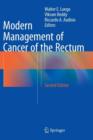 Modern Management of Cancer of the Rectum - Book