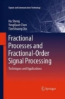 Fractional Processes and Fractional-Order Signal Processing : Techniques and Applications - Book