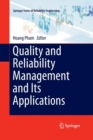 Quality and Reliability Management and Its Applications - Book