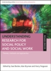 Understanding Research for Social Policy and Social Work : Themes, Methods and Approaches - eBook
