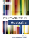 Policy Analysis in Australia - Book