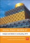 Social Policy Review 27 : Analysis and Debate in Social Policy, 2015 - Book