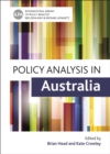 Policy analysis in Australia - eBook