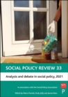 Social Policy Review 33 : Analysis and Debate in Social Policy, 2021 - eBook