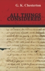 All Things Considered - Book