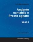 Andante Cantabile E Presto Agitato WoO 6 - For Solo Piano - Book