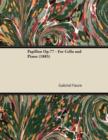 Papillon Op.77 - For Cello and Piano (1885) - Book