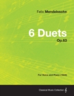 6 Duets Op.63 - For Voice and Piano (1844) - Book