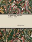 12 Songs Op.33 - For Voice and Piano (1880) - Book