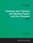 Fantasie Uber Themen Aus Mozarts Figaro Und Don Giovanni S.697 - For Solo Piano - Book