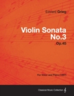 Violin Sonata No.3 Op.45 - For Voice and Piano (1887) - Book