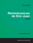 Reminiscences De Don Juan S.418 - For Solo Piano (1841) - Book