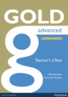 Gold Advanced eText Teacher CD-ROM - Book