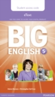 Big English 5 Pupil's eText Access Code (standalone) - Book