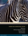 Marketing Pearson New International Edition, plus MyMarketingLab without eText - Book