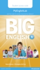 Big English 1 Pupil's MyEnglishLab Access Code (standalone) - Book