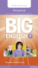 Big English 5 Pupil's MyEnglishLab Access Code (standalone) - Book