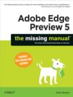 Adobe Edge Preview 5: The Missing Manual - eBook