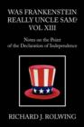 Was Frankenstein Really Uncle Sam? Vol XIII - Book