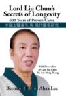 Lord Liu Chun's Secrets of Longevity : 600 Years of Proven Cures - Book