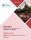 IUI 2011 Proceeding of the 16th International Conference on Intelligent User Interface - Book