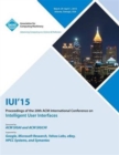 Iui 15 20th International Conference on Intelligent User Interfaces - Book