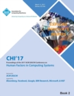 CHI 17 CHI Conference on Human Factors in Computing Systems Vol 2 - Book