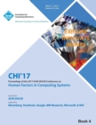 CHI 17 CHI Conference on Human Factors in Computing Systems Vol 4 - Book