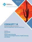 Codaspy '18 : Proceedings of the Eighth ACM Conference on Data and Application Security and Privacy - Book