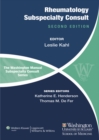The Washington Manual of Rheumatology Subspecialty Consult - eBook