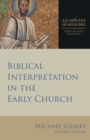 Biblical Interpretation in the Early Church - Book