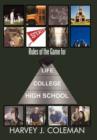 Rules of the Game for Life/College/High School - Book