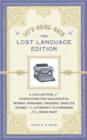 Lets Bring Back: the Lost Language Edition - Book