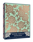 Rose Gold Notecards : 12 Foil-Stamped Cards & Envelopes - Book