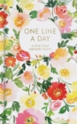 Floral One Line a Day: A Five-Year Memory Book - Book