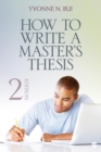 How to Write a Master's Thesis - Book