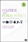 Politics and Public Policy : Strategic Actors and Policy Domains - Book