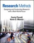 Research Methods : Designing and Conducting Research With a Real-World Focus - Book