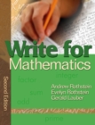 Write for Mathematics - eBook