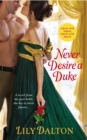 Never Desire a Duke - Book