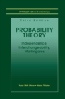 Probability Theory : Independence, Interchangeability, Martingales - eBook