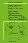 Ecology and Biogeography of Mediterranean Ecosystems in Chile, California, and Australia - eBook