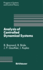 Analysis of Controlled Dynamical Systems : Proceedings of a Conference held in Lyon, France, July 1990 - eBook