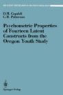 Psychometric Properties of Fourteen Latent Constructs from the Oregon Youth Study - eBook