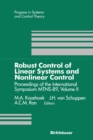 Robust Control of Linear Systems and Nonlinear Control : Proceedings of the International Symposium MTNS-89, Volume II - eBook