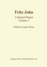 Fritz John : Collected Papers Volume 1 - eBook